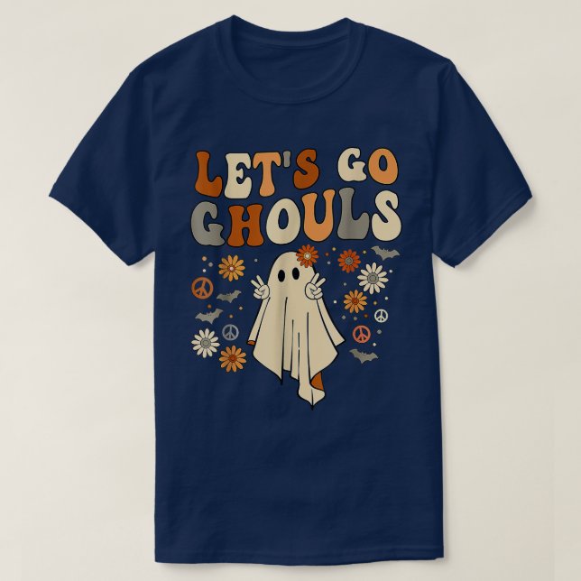 Let's Go Ghouls Shirt, Let's Go Ghouls, Funny Hall T-Shirt (Design Front)
