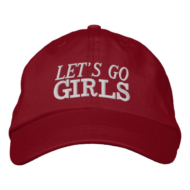 Let's go girls Bachelorette Hat  (Front)
