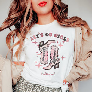 Let's Go Girls Bachelorette Party Bridal Custom T-Shirt