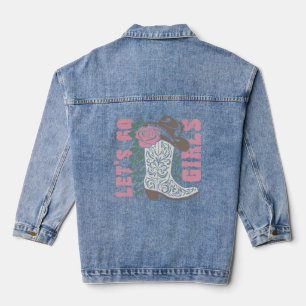 Let's go girls denim jacket