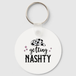 Let's Go Girls Getting Hitched Nashty Bride Gettin Key Ring