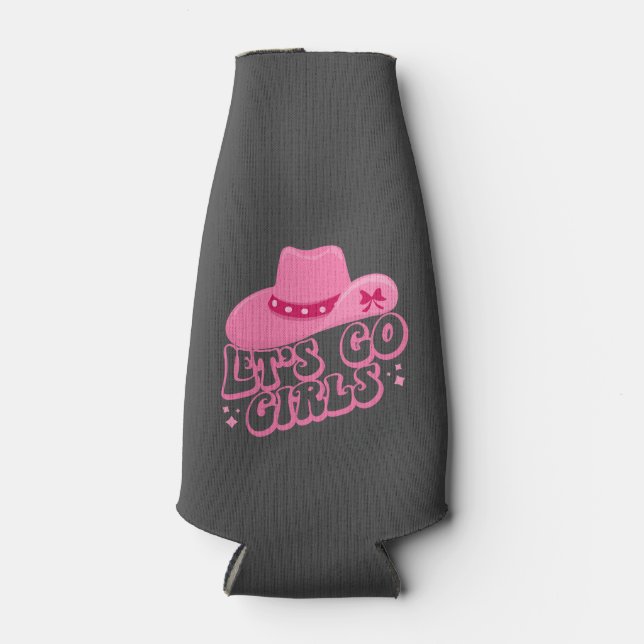 Let's Go Girls, Girls Trip, Retro Graphic Bottle Cooler (Front)