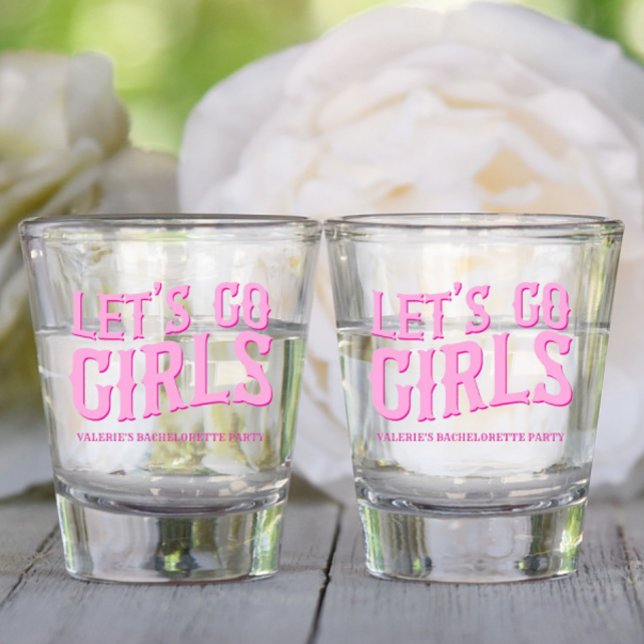 Let's Go Girls Last Rodeo Bachelorette Party Shot Glass (Creator Uploaded)