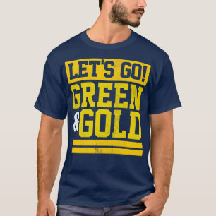 Lets Go Green Gold Team Favourite Colours Vintage  T-Shirt