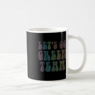 Lets Go Green Team Retro War Game 60s Summer Camp Coffee Mug
