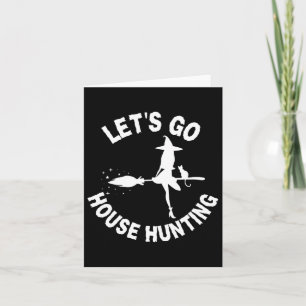 Lets Go House Hunting Realtor Halloween Costume Re Card