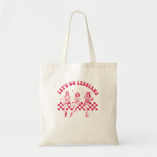 Let'S Go Lesbians Subtle Lesbian Live Laugh Lesbia Tote Bag