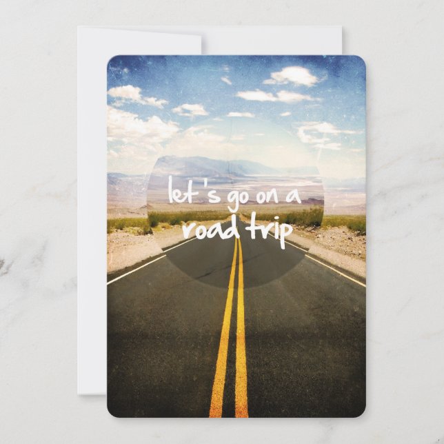 Let's go on a road trip (Front)