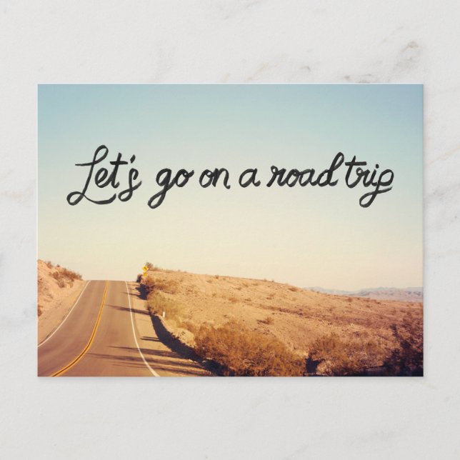 Let's Go On A Road Trip | Postcard (Front)