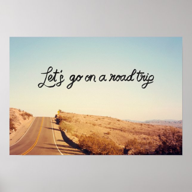 Let's Go On A Road Trip | Poster (Front)