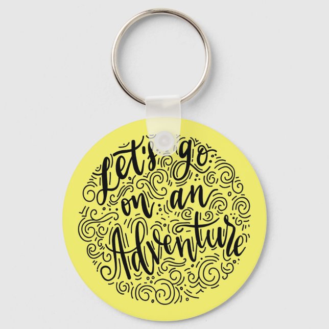 Let's go on an Adventure Key Ring (Front)
