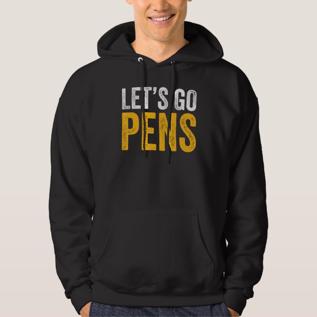 Let's Go Pens Hoodie (Front)