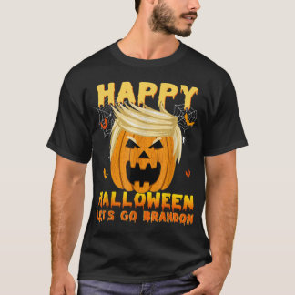 Lets Go Pumpkin Brandon Trump Pumpkin Halloween Co T-Shirt