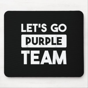 Lets Go Purple Team War Game Competition Summer Ca Mouse Pad