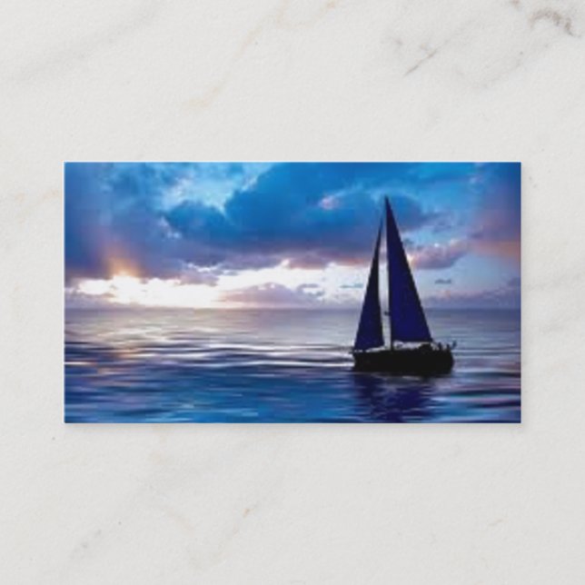 Let's Go Sailing Business Card (Front)