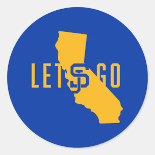 lets go SJ Classic Round Sticker