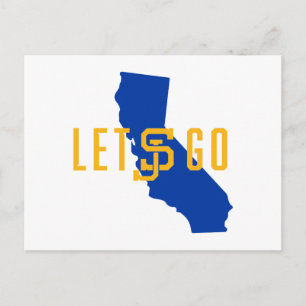 lets go SJ Postcard