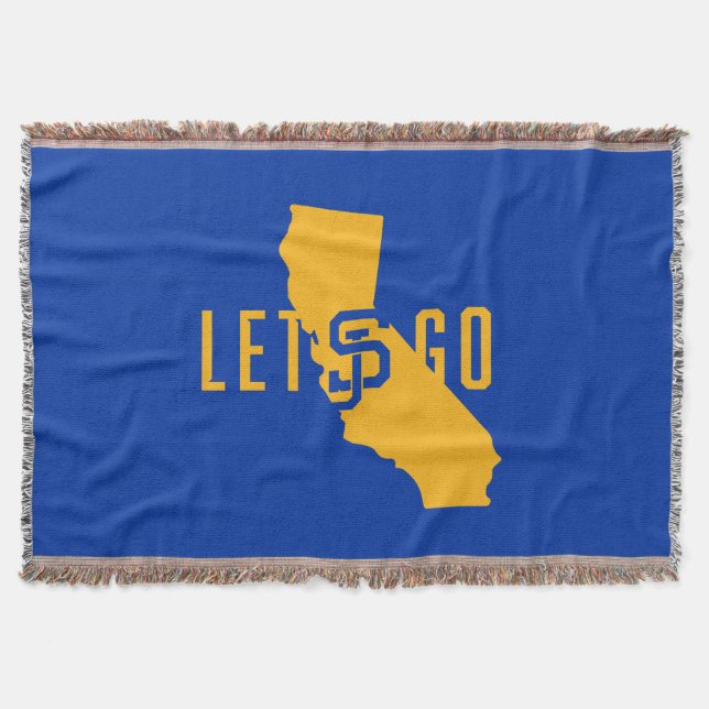lets go SJ Throw Blanket (Front)