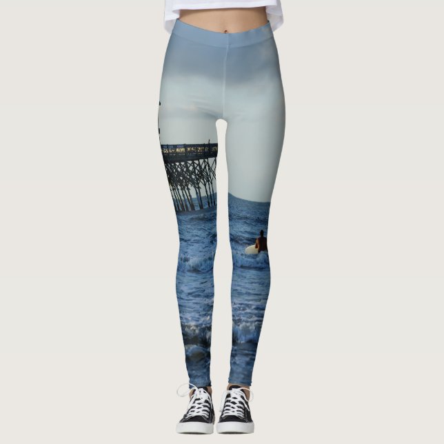 Let's Go Surfing Leggings (Front)