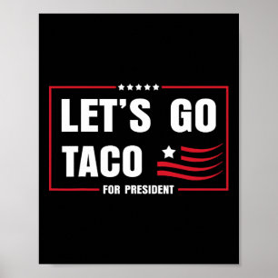 Let's Go Taco 8647 Us Flag 86 47 Men Women 8 Poster