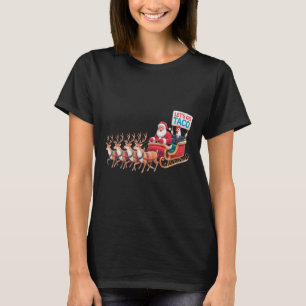 Let's Go Taco - Funny Sleigh Ride With Santa Claus T-Shirt