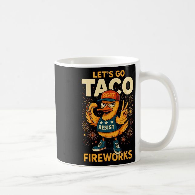 Let's Go Taco Meme  Coffee Mug (Right)