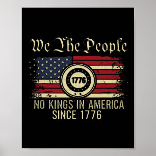 Let's Go Taco No Kings In America Since 1776 Ameri Poster