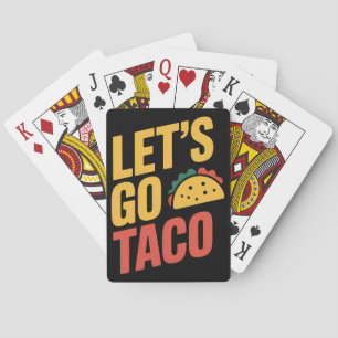 Let's Go TACO Political Satire Playing Cards