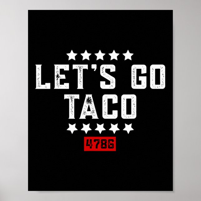 Let's Go Taco &#   Poster (Front)