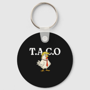 Let's Go Taco Shirt T.a.c.o Funny Trendy Chicken T Key Ring