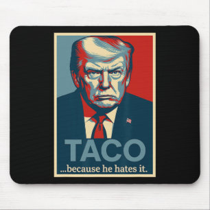 Let's Go Taco Trade Parody Graphic Donnie Taco Mem Mouse Pad