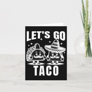 Let's Go Taco Trump Always Chickens Out 5 Card