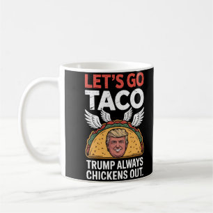 Let's Go TACO – Trump Always Chickens Out Coffee Mug