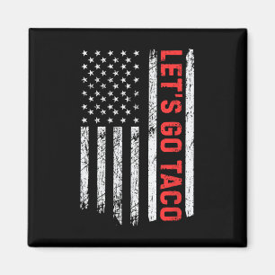 Let's Go Taco - Vintage Magnet