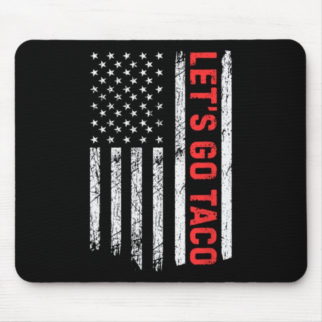 Let's Go Taco - Vintage  Mouse Pad (Front)