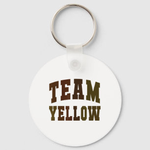 Lets Go Team Yellow Summer Camp War Game School Sp Key Ring