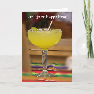 Let's go to Happy Hour! Card