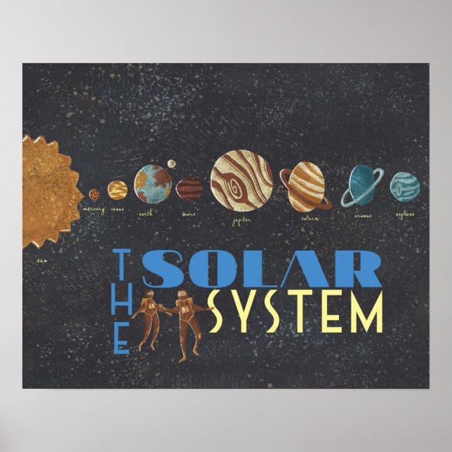 Let's Go To Space: The Solar System Poster (Front)