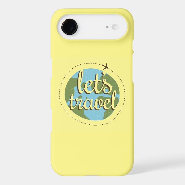 Lets Go Travel Case-Mate iPhone Case (Back)