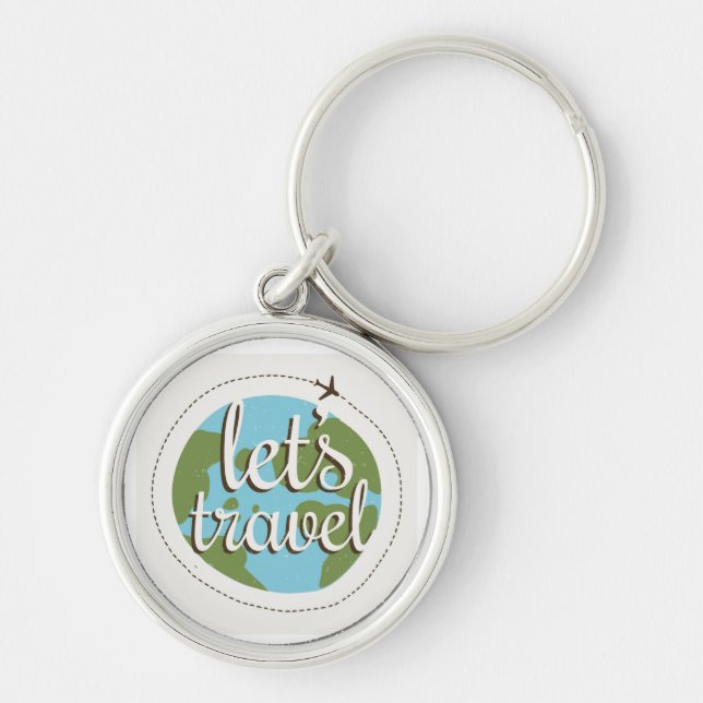 Lets Go Travel Key Ring (Front)