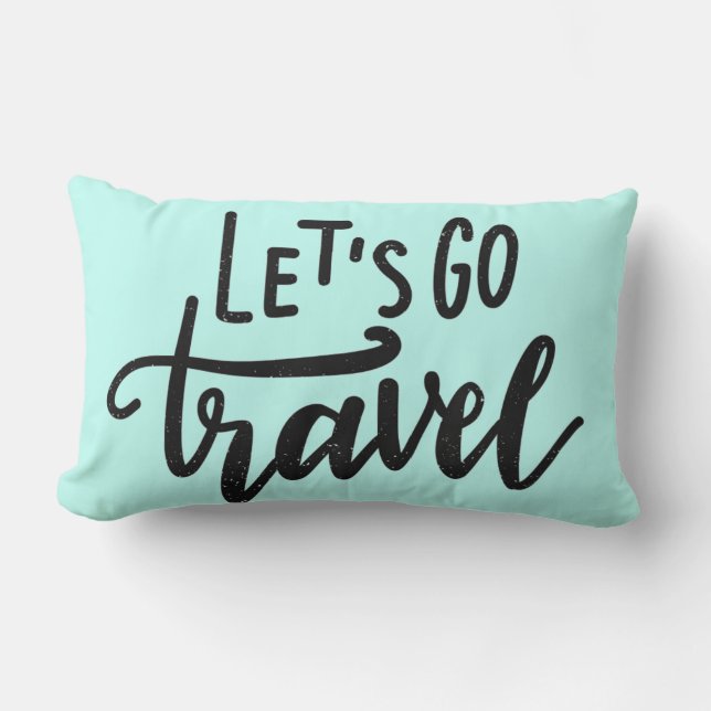 Let's Go Travel Lumbar Cushion (Front)