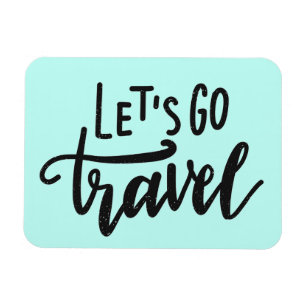 Let's Go Travel Magnet