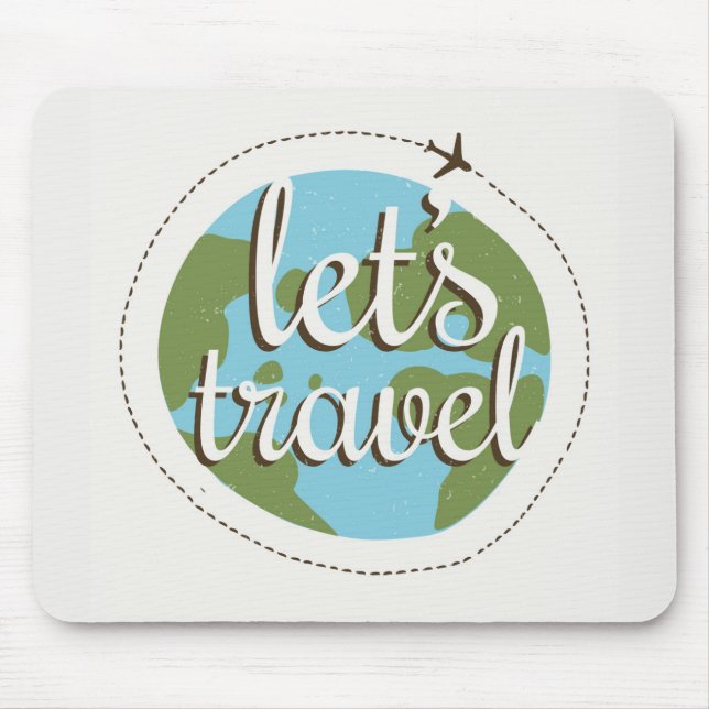 Lets Go Travel Mouse Pad (Front)