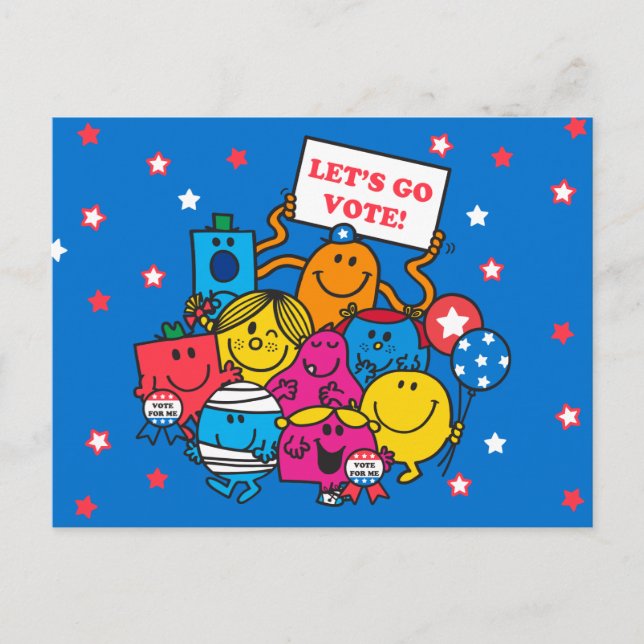 Let's Go Vote! Postcard (Front)