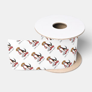 Let's Go! (walk) Beagle Dog (tri colour 3) Cute Satin Ribbon