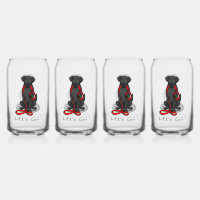 Let's Go! Walk Flat-Coated Retriever Dog (black)