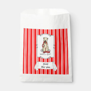 Let's Go! Walk Wheaten Terrier Dog (wheaten 1b2) Favour Bag