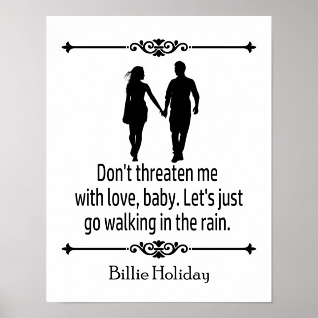 Let's Go Walking In the Rain Poster (Front)