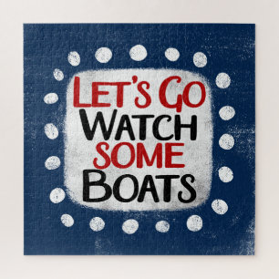 Let's Go Watch Boats Jigsaw Puzzle