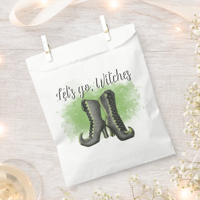 Let's Go Witches Favour Bag (Clipped)
